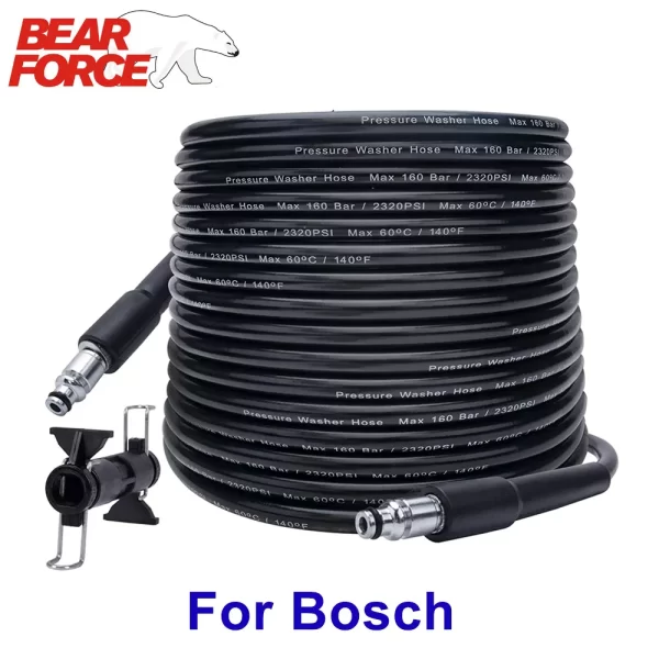 6 10 15 m Pressure Washer Hose High Water Cleaning Hose Pipe Cord Car Washer Extension Hose  for Bosch High Pressure Cleaner